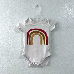 Neutral rainbow with matching shorts